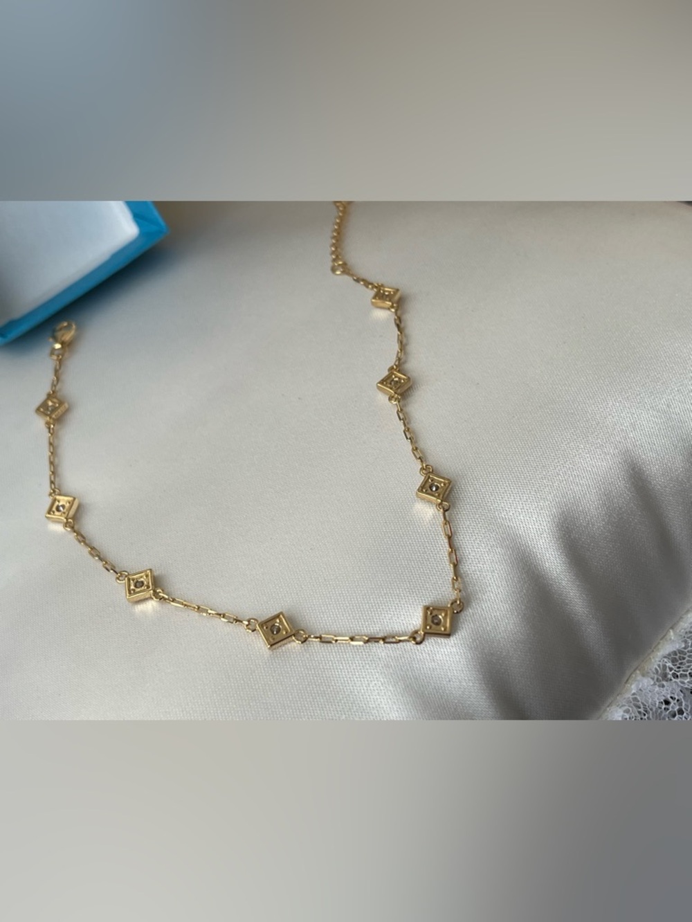 Swarovski TSC Gold Ankle Bracelet Crystals NWT $89 Retail FINAL PRICE - Picture 10 of 11